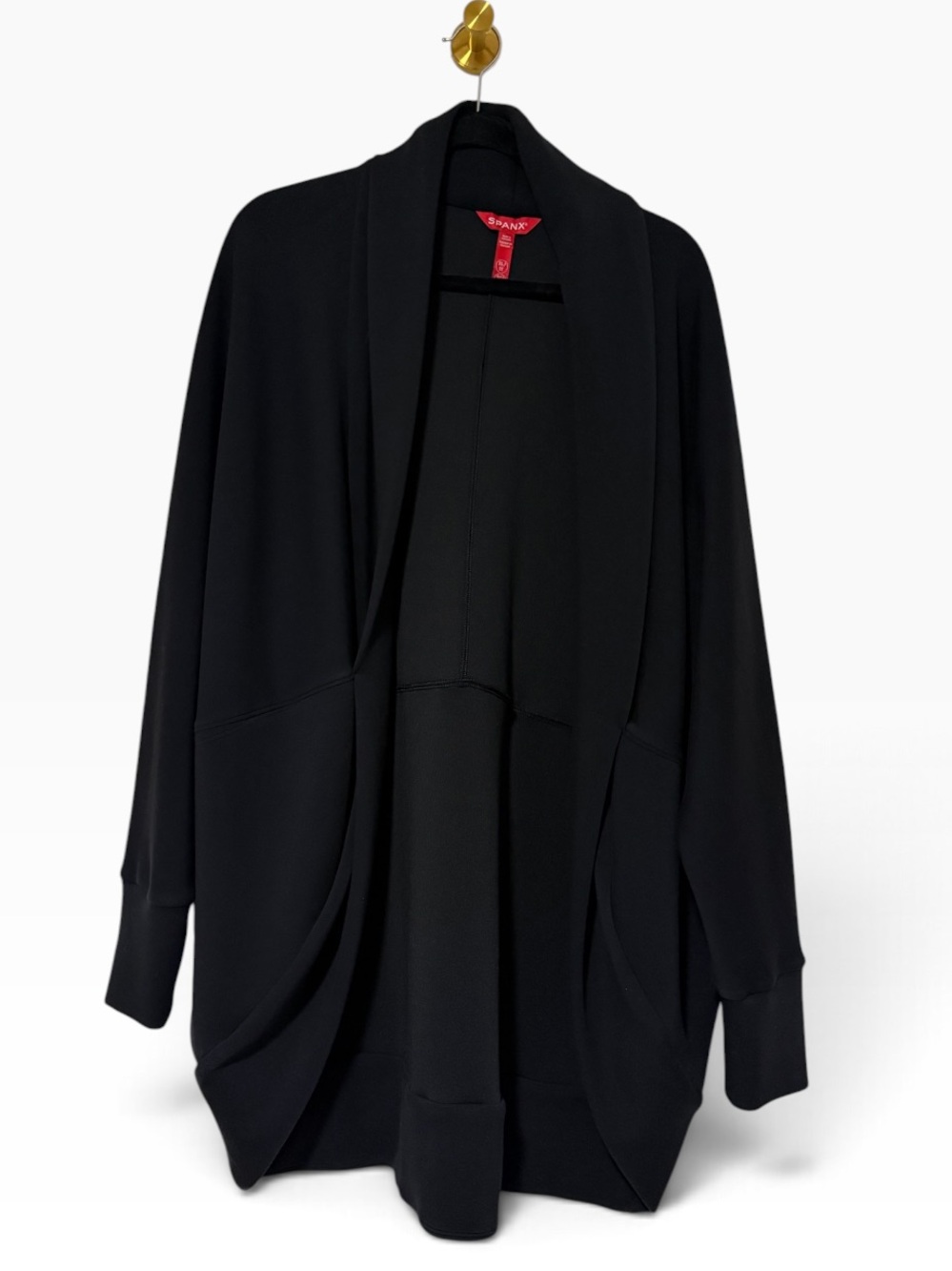 Spanx AirEssentials Cocoon Cardigan in Black in Size XL/ 1X - Picture 5 of 10